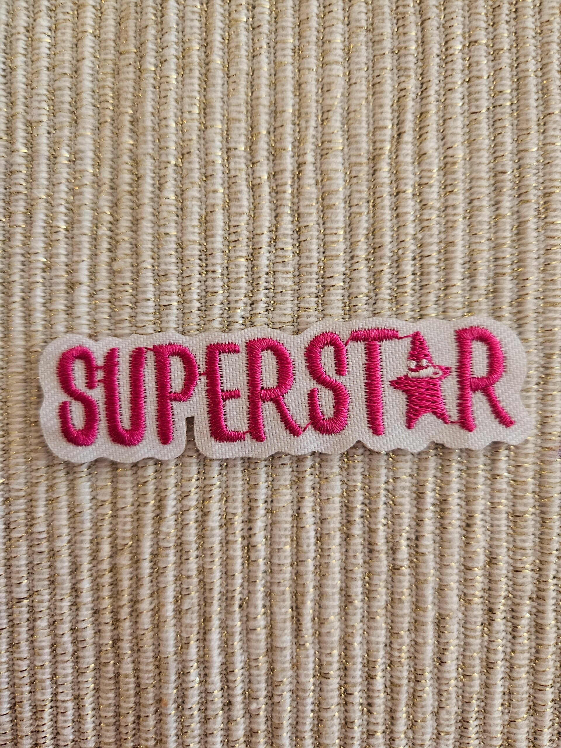 Superstar naai applicatie/ patches