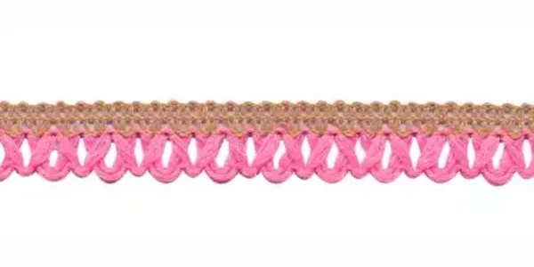 Ibiza sierbandje camel/roze ca9mm