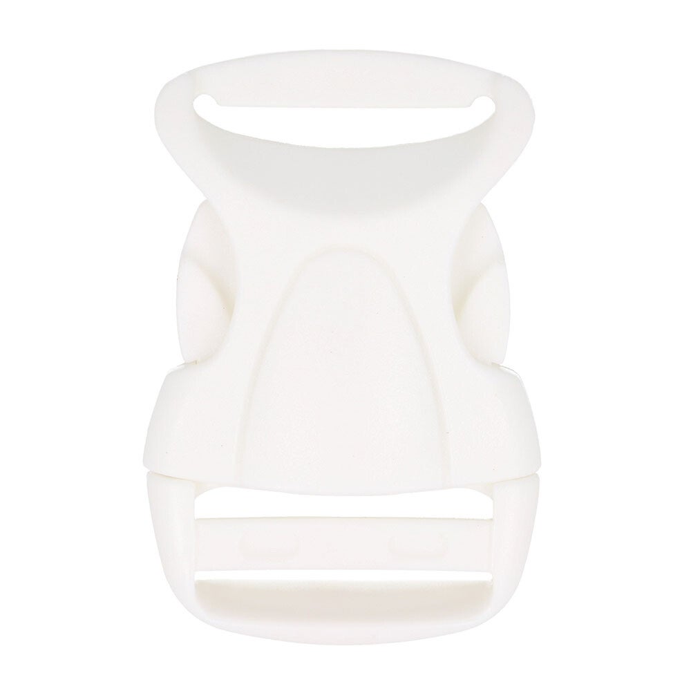 Turbo sluiting nylon 25mm Wit