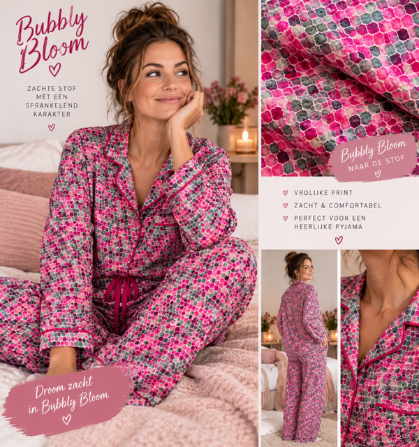 Coupon: Tricot Viscose Bubbly Bloom