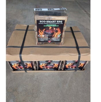 organic charcoal briquettes