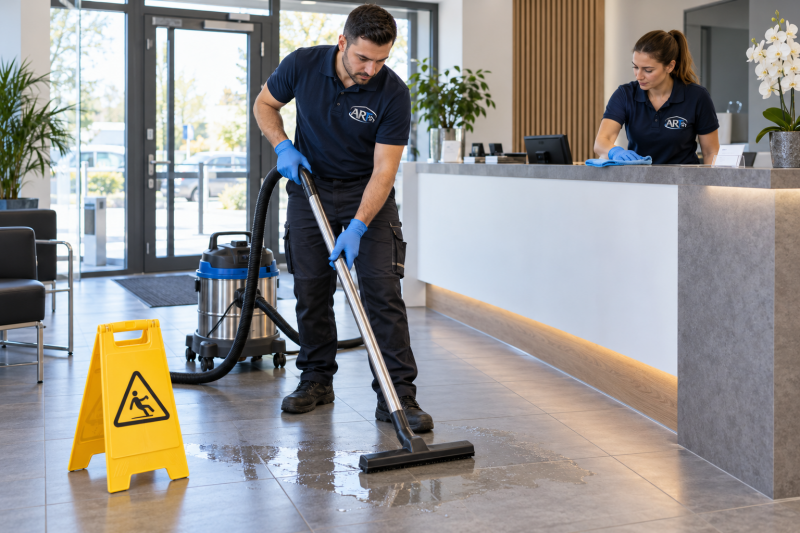 Dringende Gewerbereinigung – Hilfe bei unerwarteten Verschmutzungen