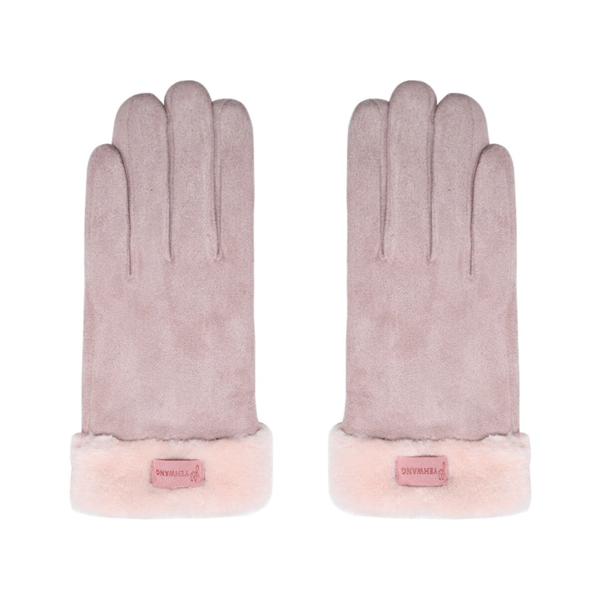 Handschoenen Roze Vacht