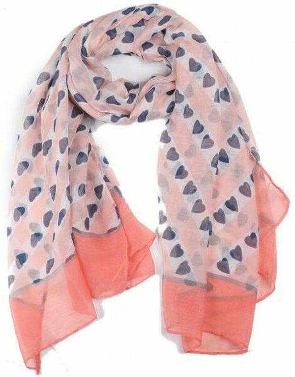 Sjaal Roze Hartjes