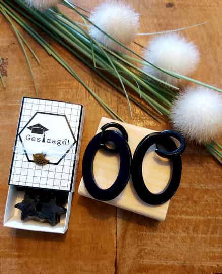 Geslaagd Bauer Basics Oorhangers Zwart