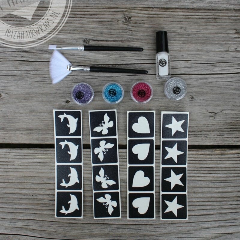 DIY Sweet Lara Glittertattoo Pakket