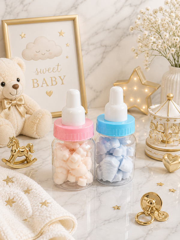 Baby fles blauw