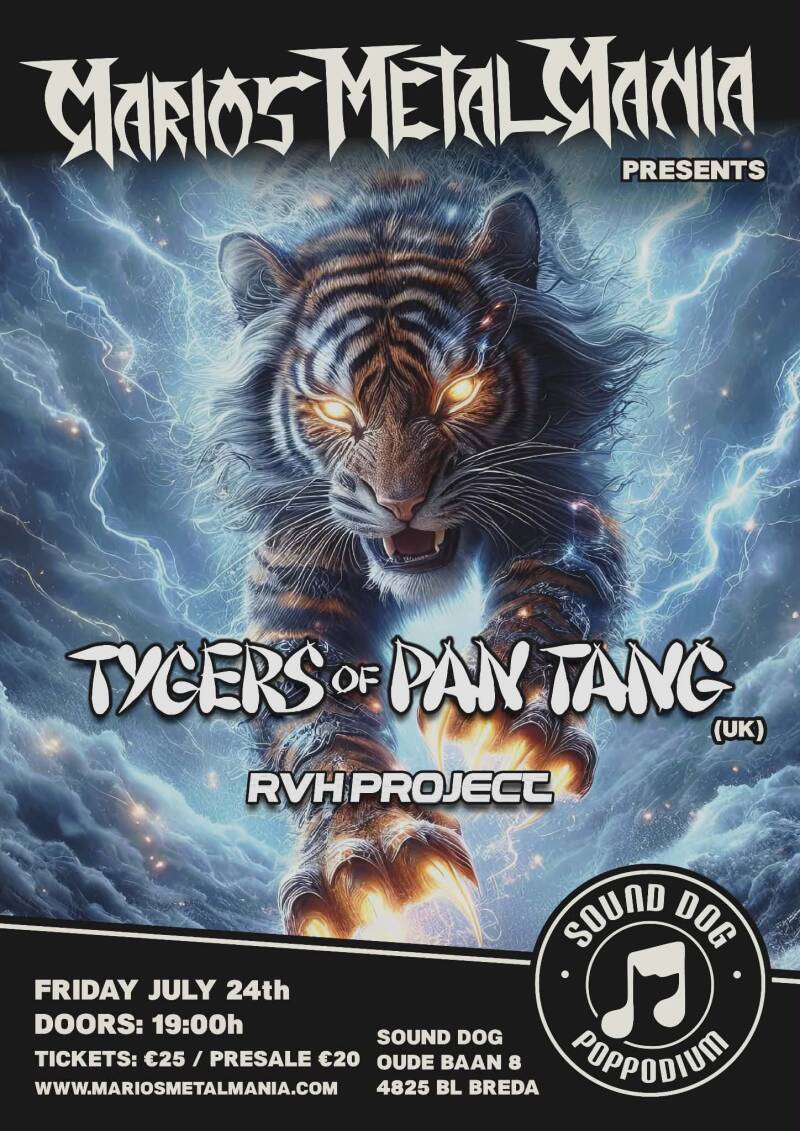 Tygers of Pan Tang & RVH Project at Sound Dog Breda