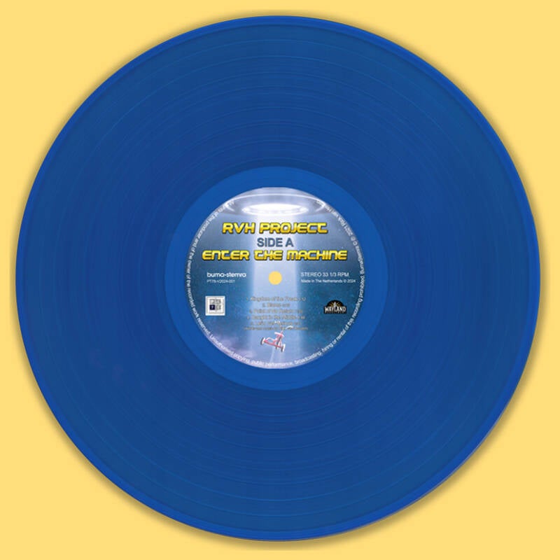 RVH Project - Enter The Machine Blue Vinyl Record.