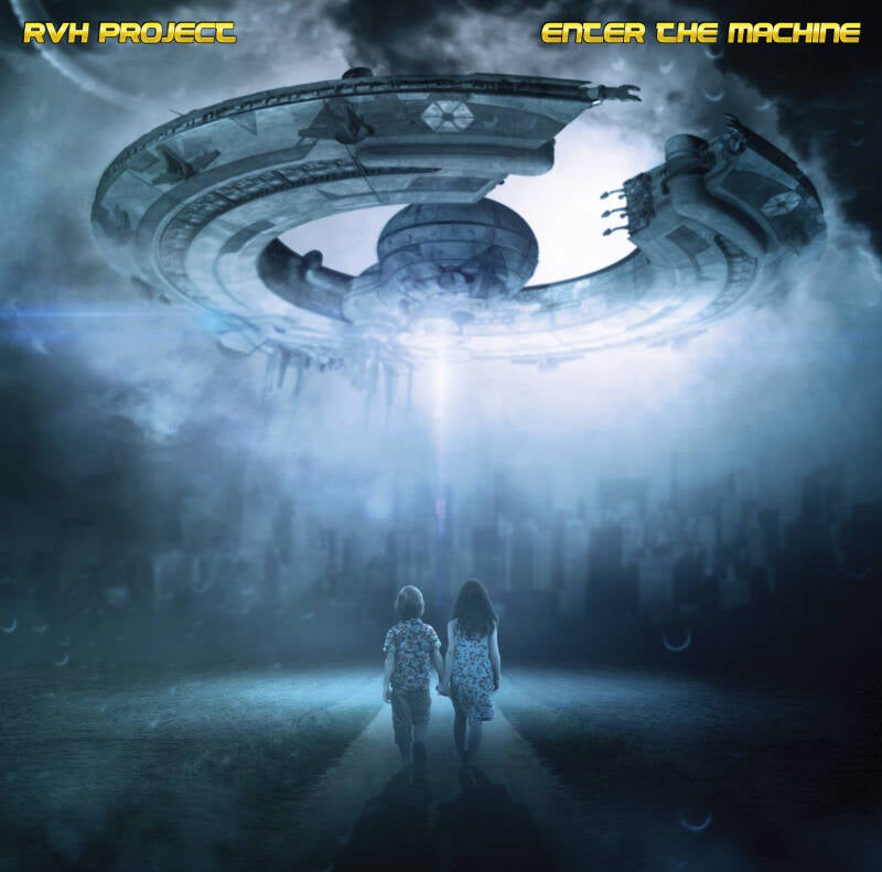 RVH Project - Enter The Machine - Limited Blue Vinyl LP cover.