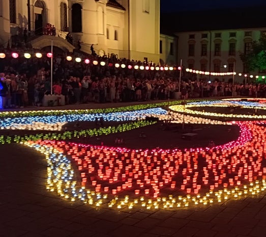 Lichterfest auf der Algäuer Festwoche in Kempten 2025 mit DJ Rico Cinsano