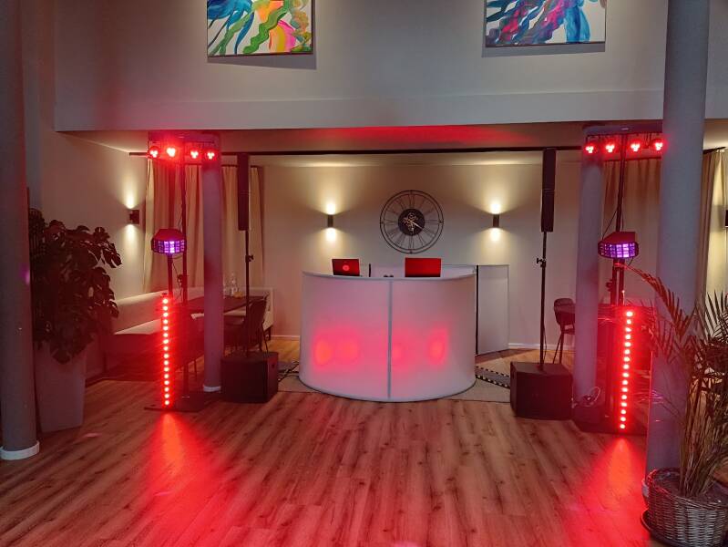 Reiterpark Merkentau Hochzeits-DJ Aufbau