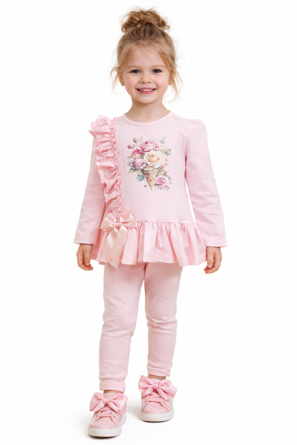 Floral Ice Cream Set