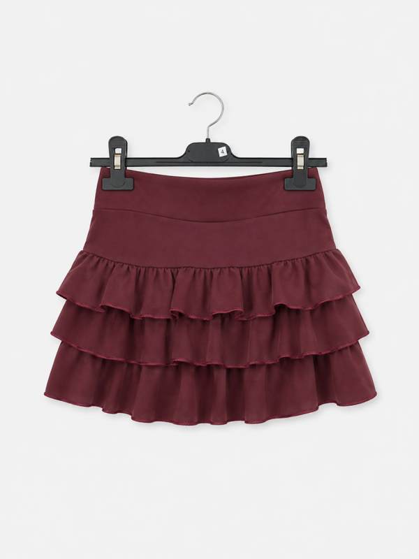 Perfect Ruffle skort - Bordeaux