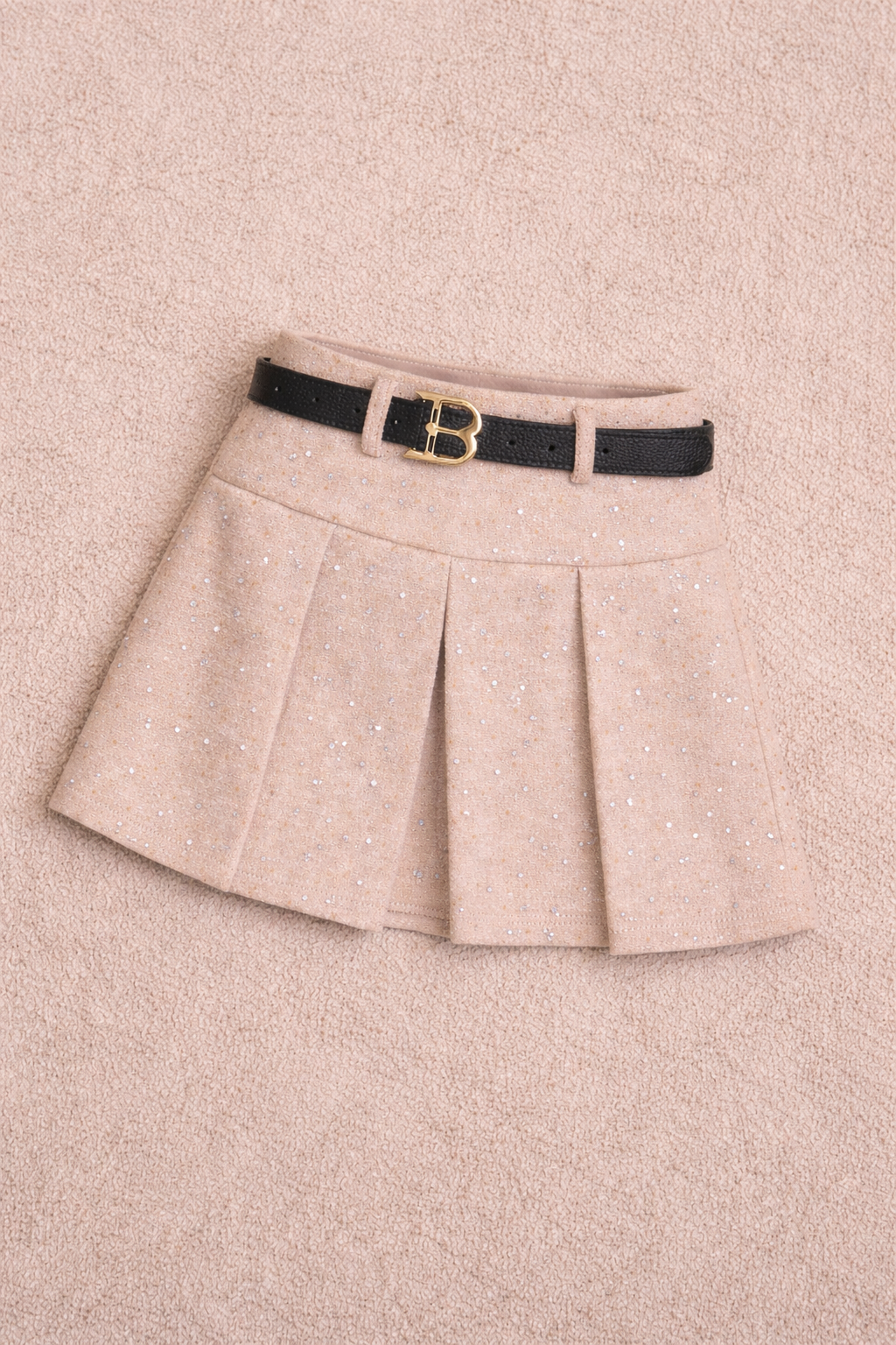 Sparkle Skirt – Beige
