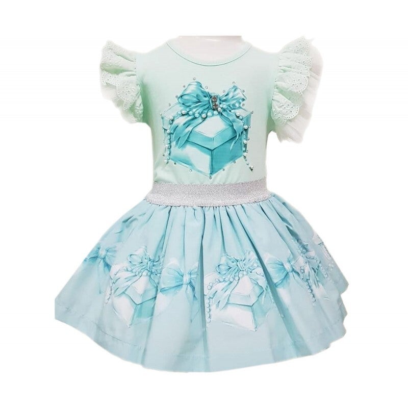 Blue Gift Sparkle Jurkje