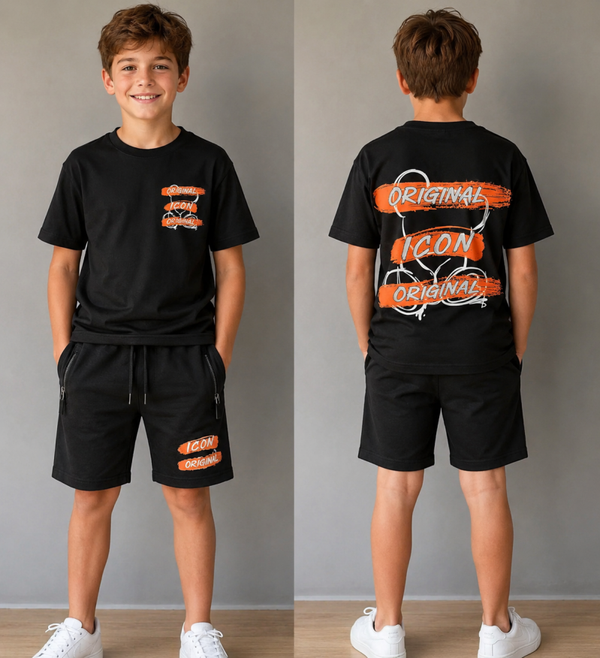 Icon Black / Orange set
