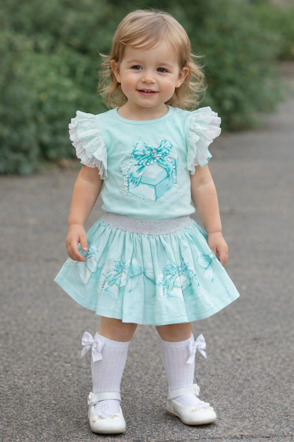 Blue Gift Sparkle Jurkje