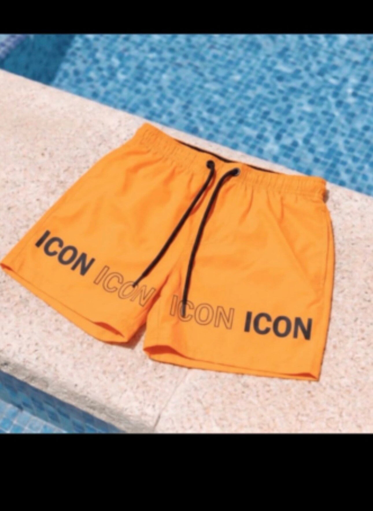 Icon Swimshort | Neon Oranje