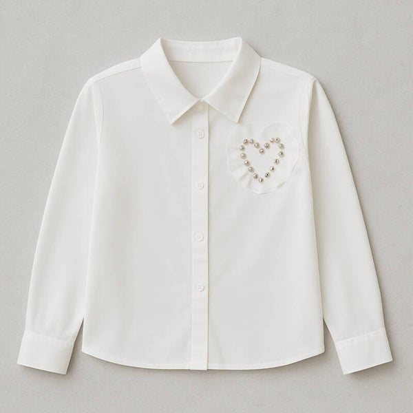 Sweet Heart Blouse – White