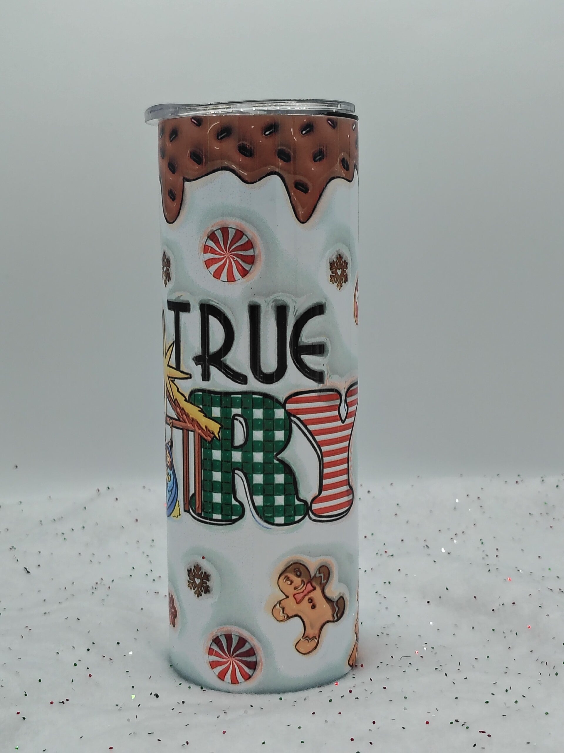 20 oz Tumbler - True Story Gingerbread Nativity