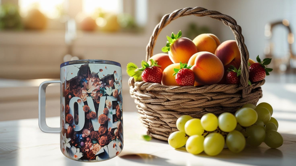 12 oz Travel Mugs- Love You Mom
