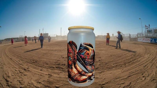 16 oz Bamboo Glass - Cowgirl Ready