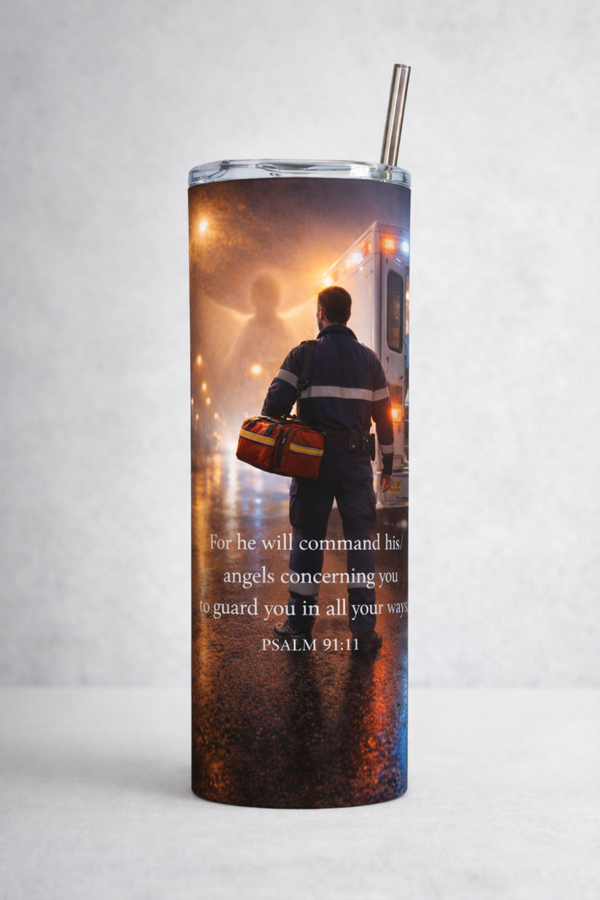 20 oz Tumbler - Angels on the Night Shift