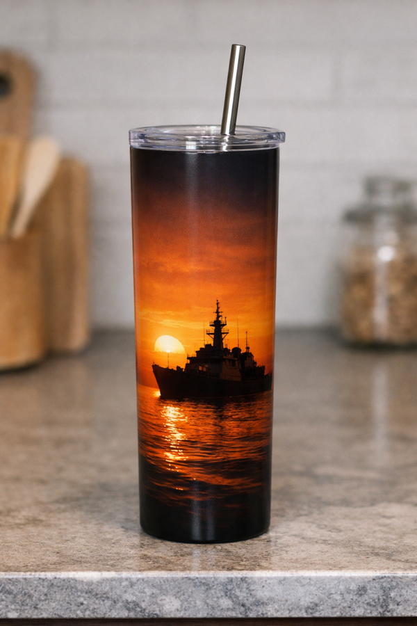 20 oz Tumbler- Steady on the Waters