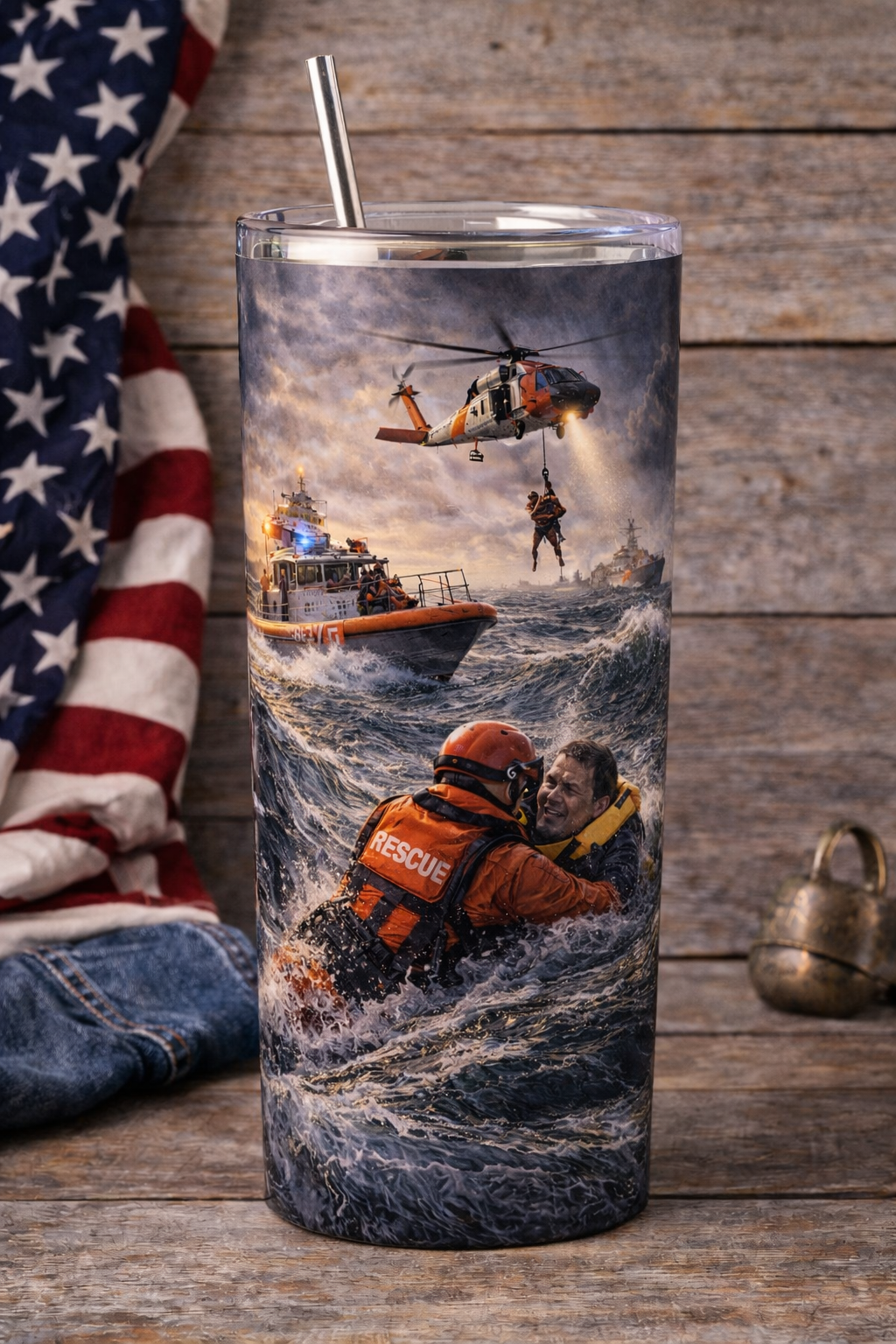 30 oz Tumbler - Saving Lives—No Matter the Storm