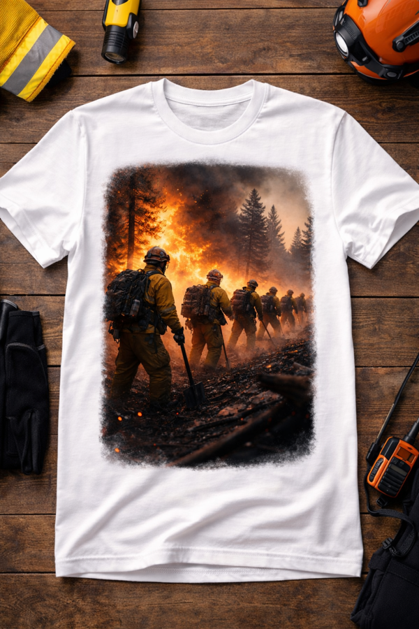 Sublimation T - Shirt Holding the Fireline