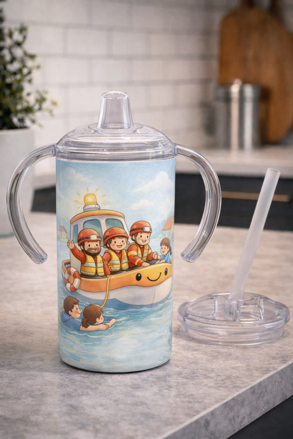 12 oz Sippy Cup - Float-Along Rescue Pal