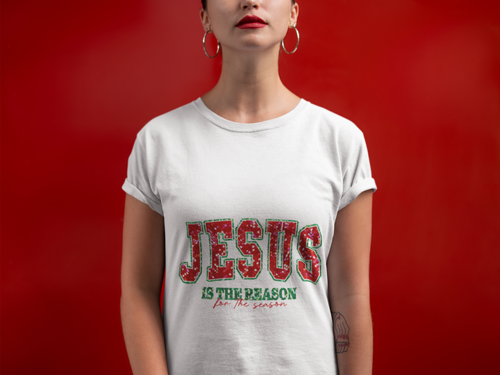 Sublimation T-shirt - Jesus Is the Reason for the Season