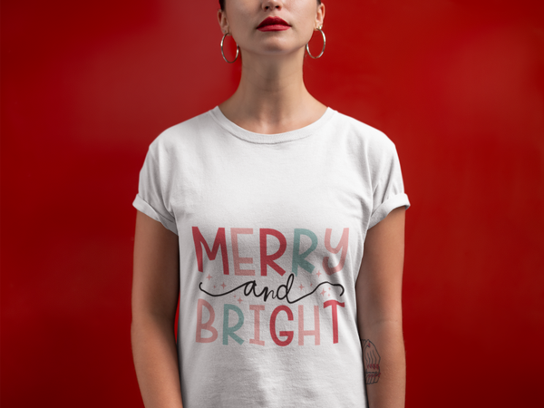 Sublimation T-shirt - Merry and Bright