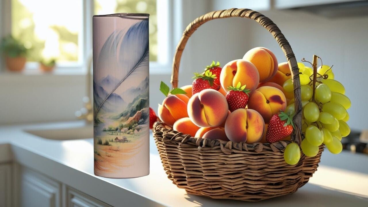 20 oz Tumbler- Feathered Peace