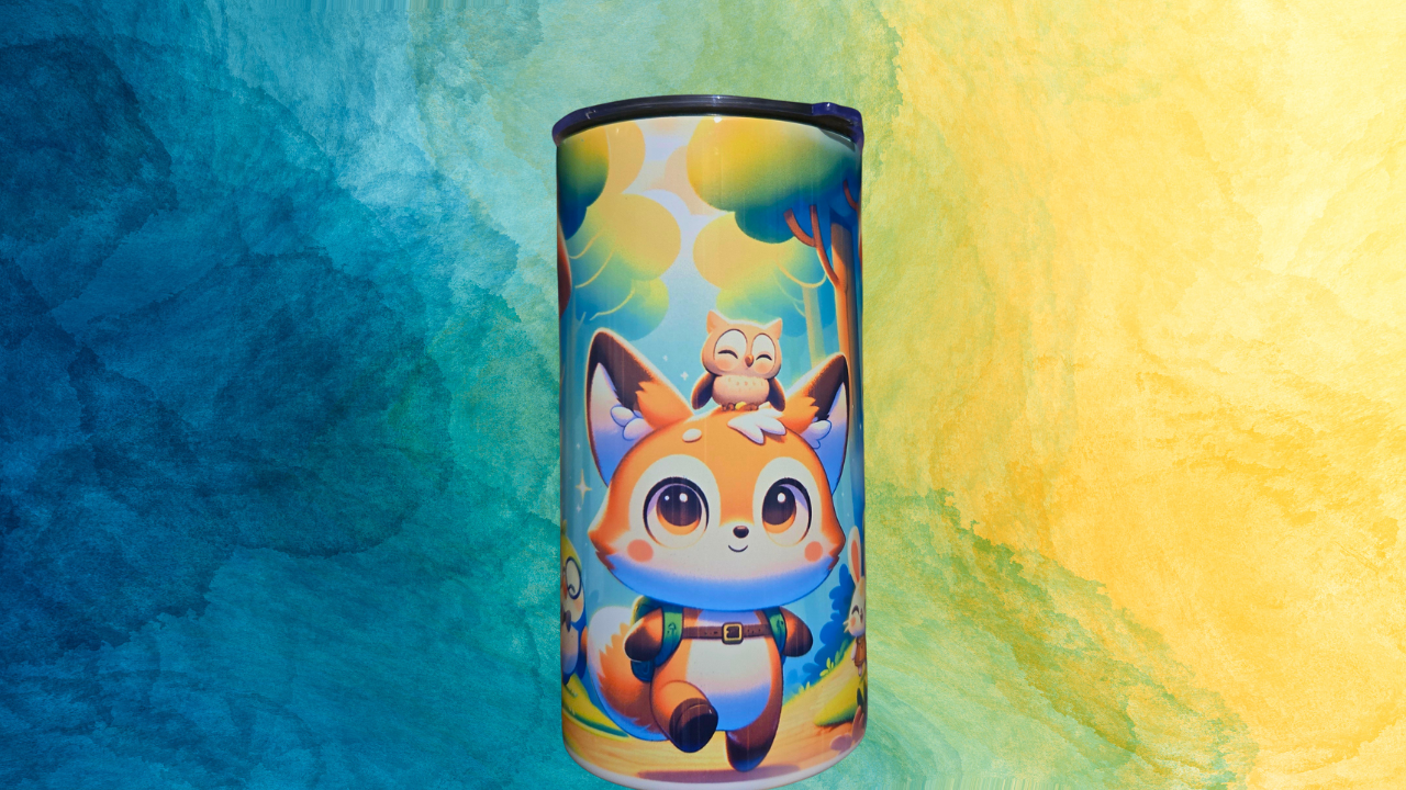 12oz Sippy Cup - Fox & Feathered Friends