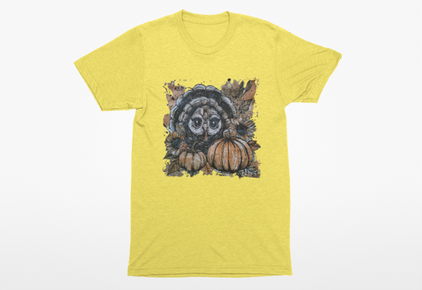 DTF T-Shirt -Autumn Turkey Glow