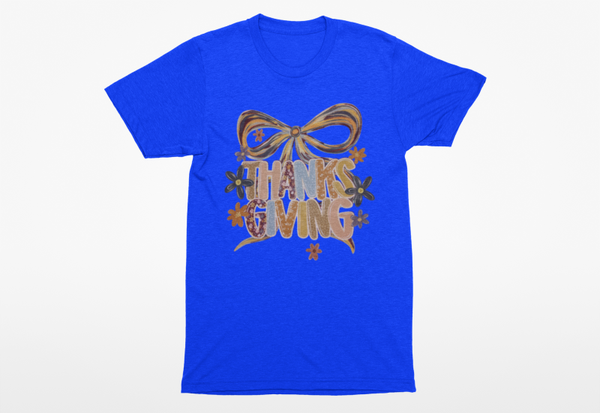 DTF T-Shirt- Blooming Thanks