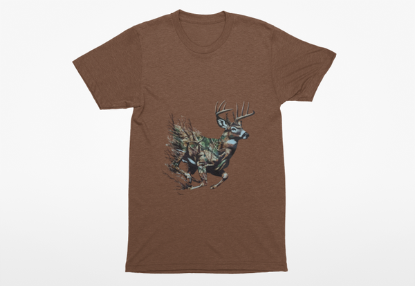 DTF T-Shirt - Camo Buck Run