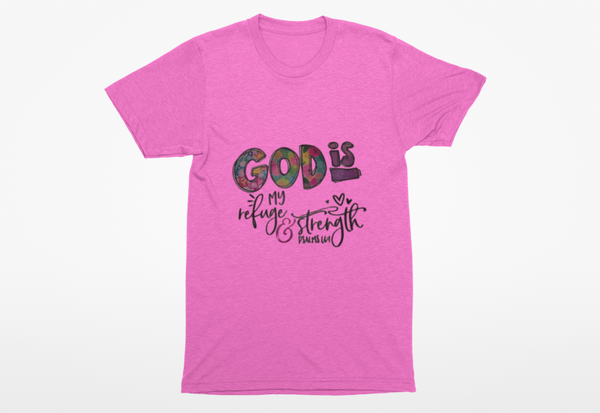 DTF T-Shirt - Psalm 46 Strength
