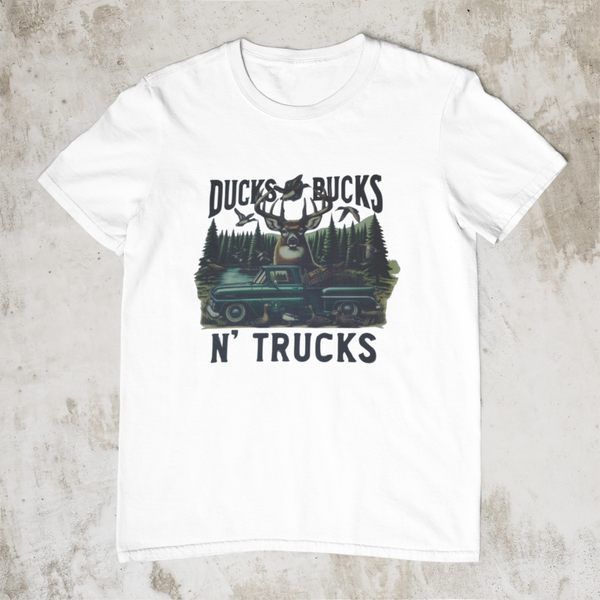 Sublimation T-shirt -Ducks, Bucks & Chevy Dreams