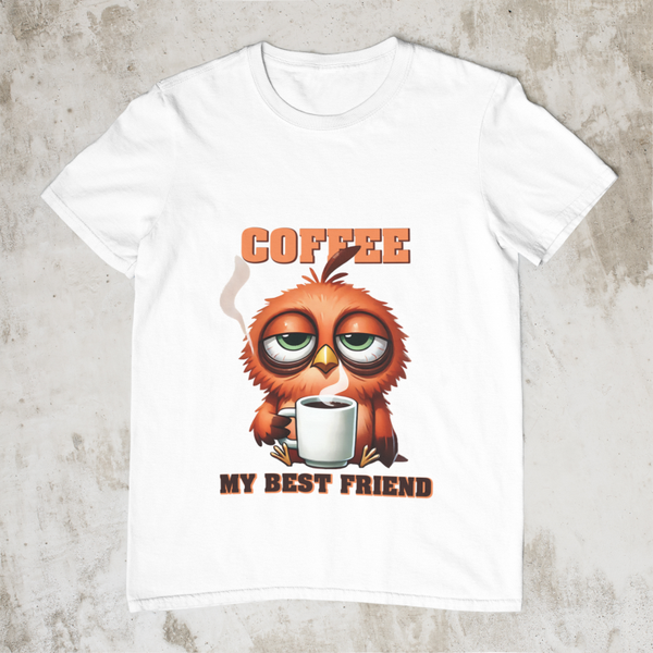 Sublimation T-shirt - Coffee is My Best Friend