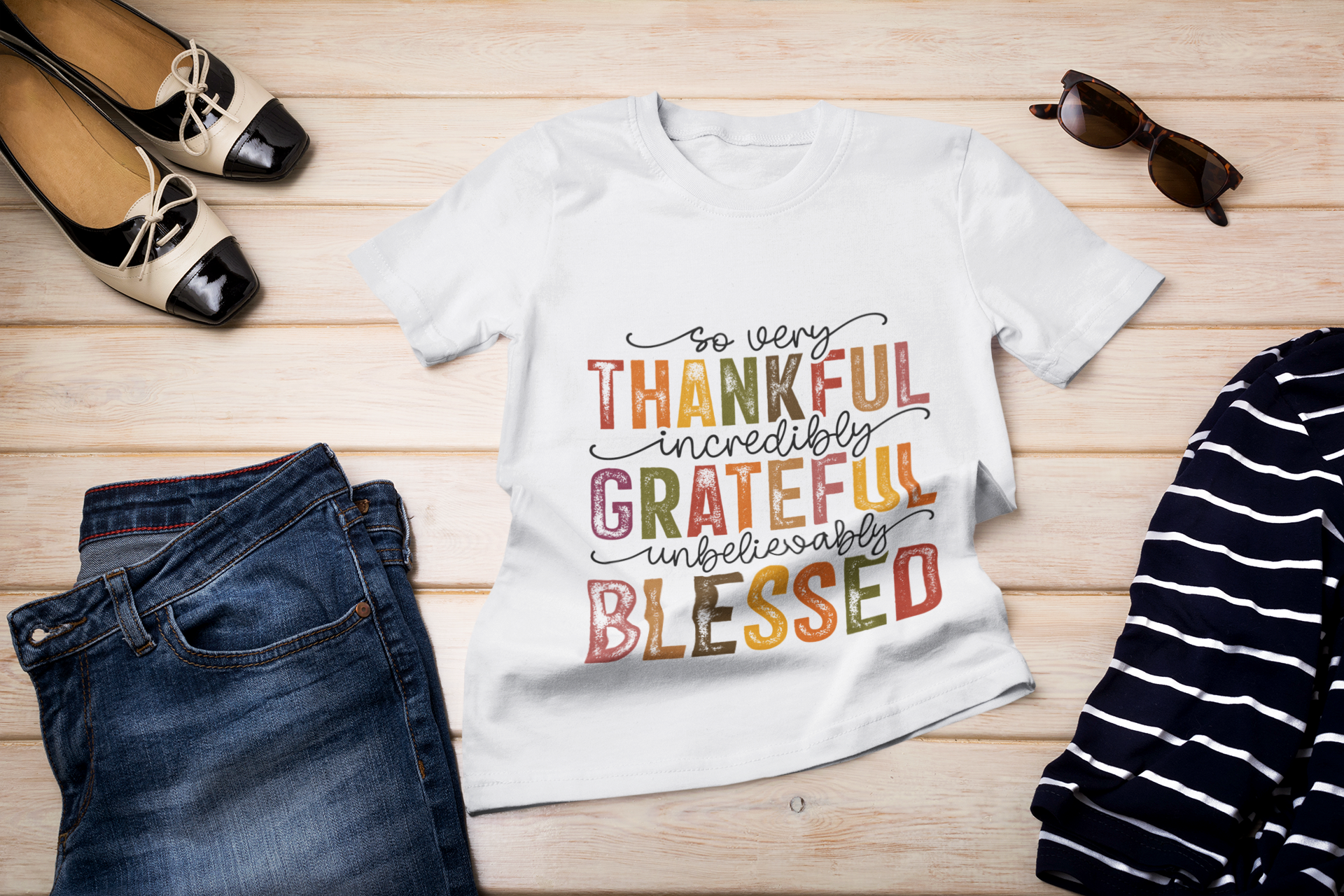 Sublimation T-shirt - So Very Thankful