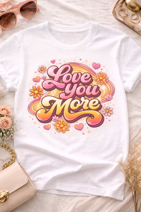 Sublimation T- Shirt - Love You More