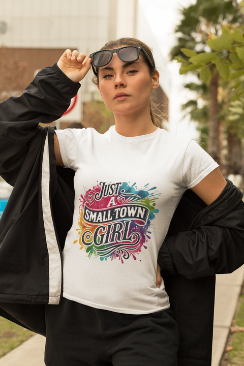 Sublimation T-shirt - Just a Small Town Girl