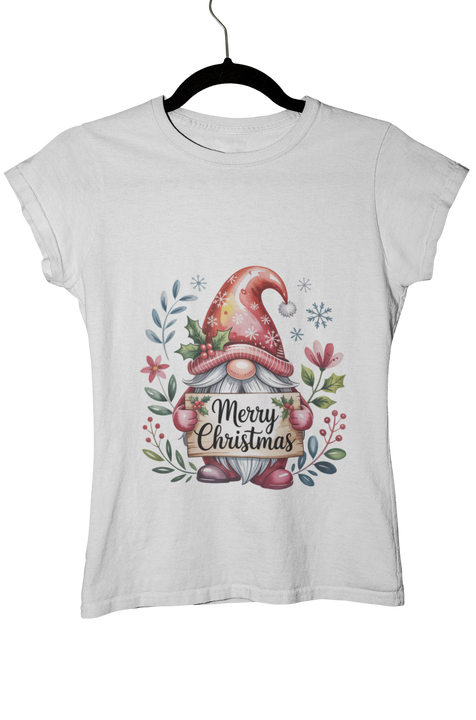 Sublimation T-shirt - Merry Christmas Gnome