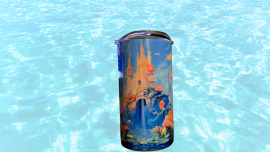 12 oz Sippy Cup -Underwater Castle Dreams