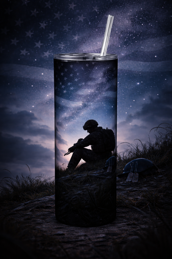 20 oz Skinny Tumbler - Under the Same Stars