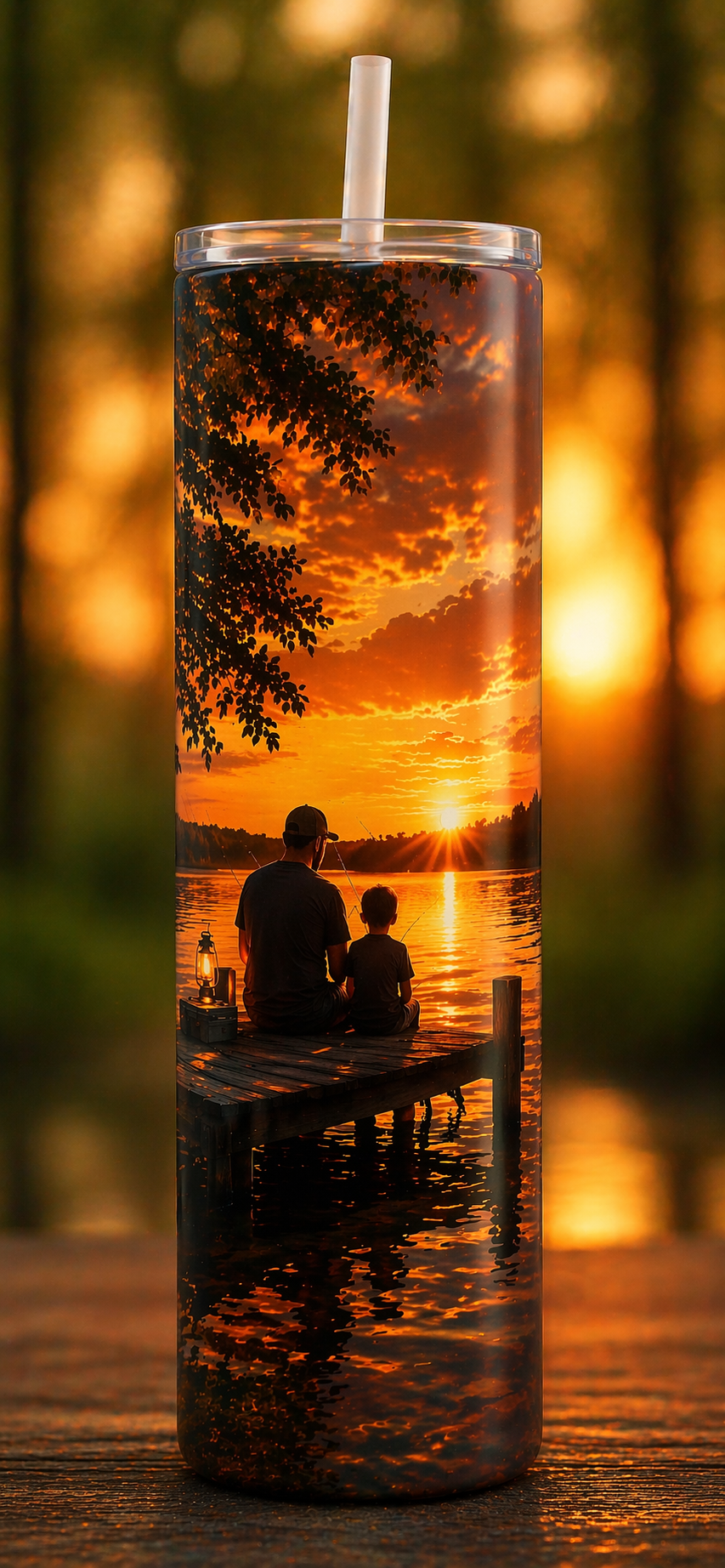 20 oz Skinny Tumbler - Sunset Memories Cast
