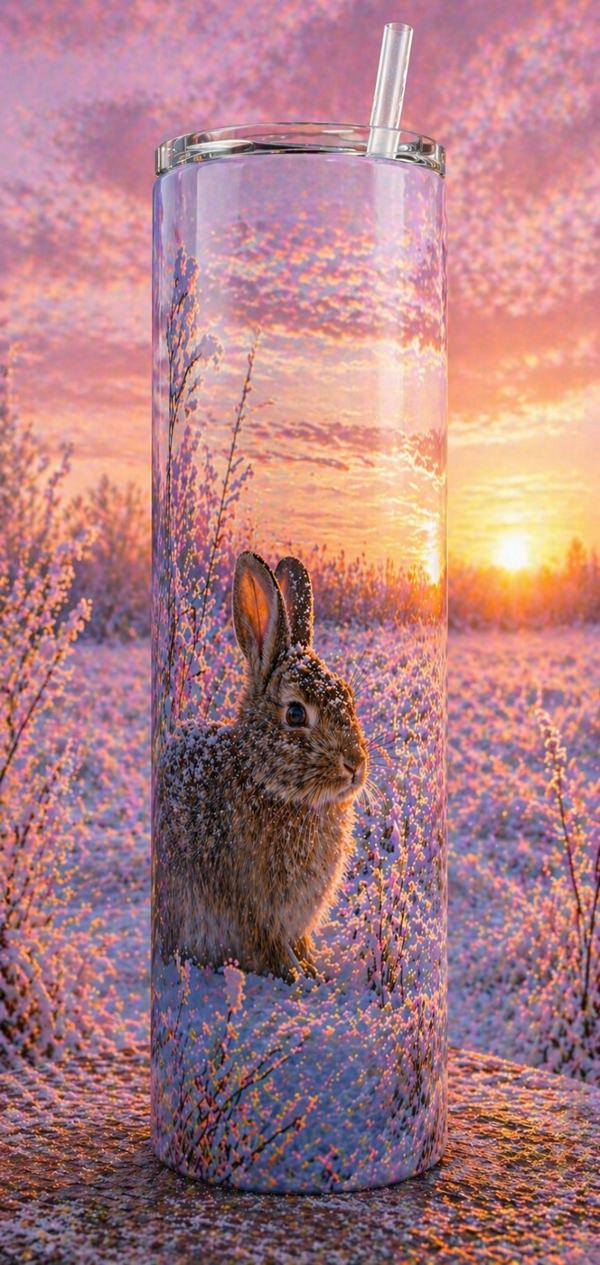 30 oz Skinny Tumbler - Winter’s Quiet Watch